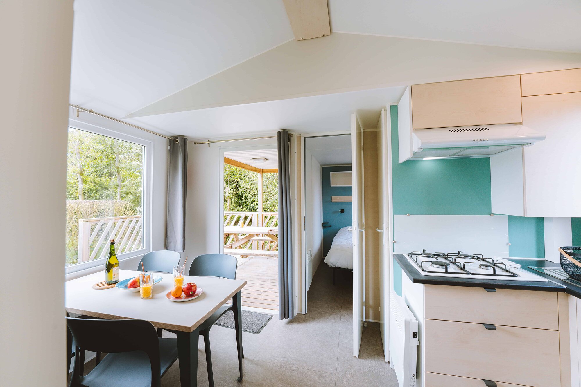 3-bloemen-cottage voor 4 personen op Camping Portland, foto 9 van 12