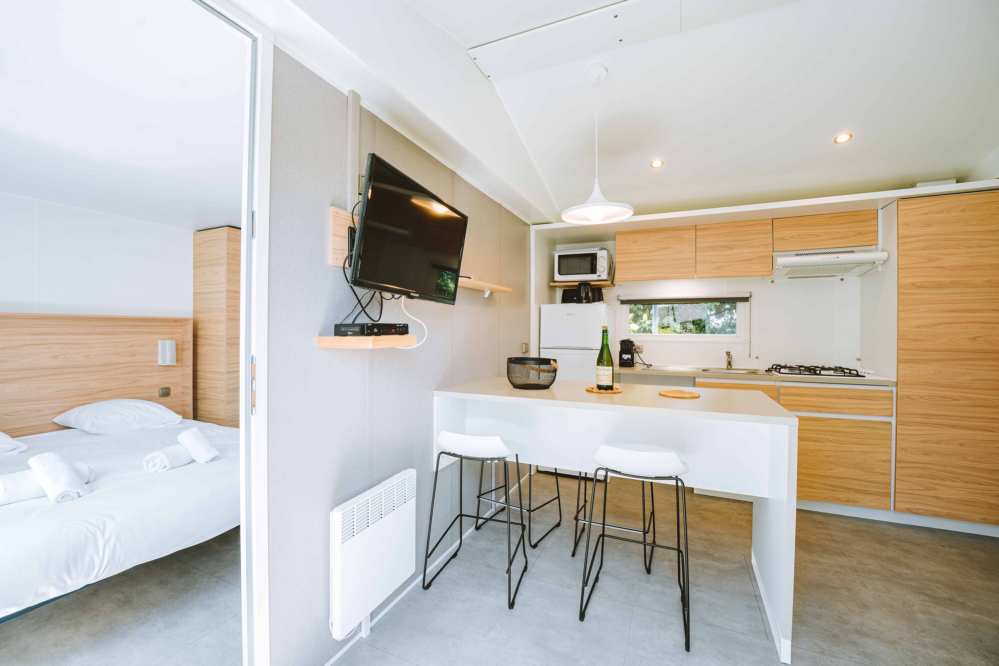 4-bloemen-cottage voor 4 personen op Camping Portland, foto 8 van 11