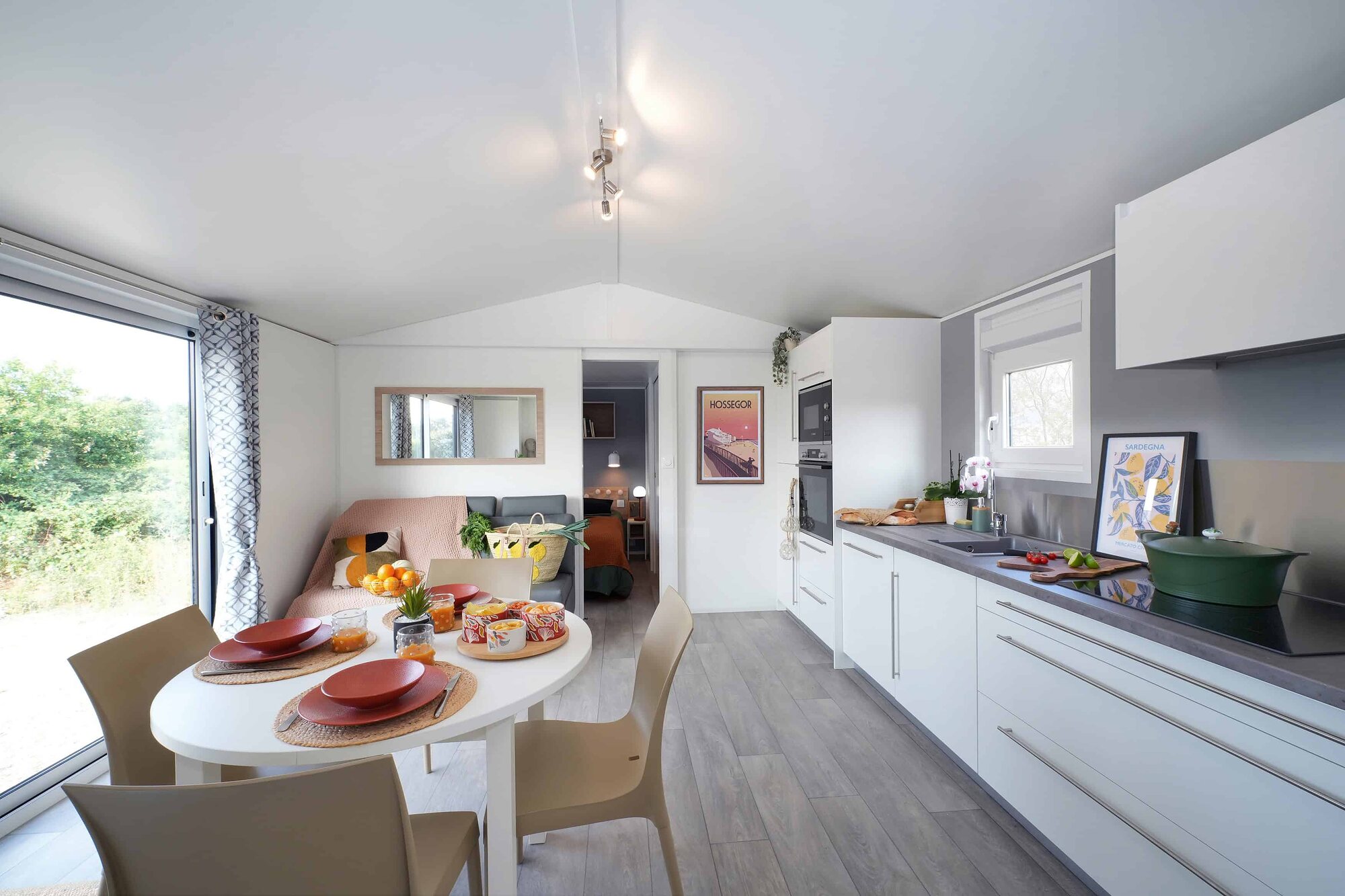 4-bloemen-cottage Nautilhome voor 4 personen op Camping Portland, foto 9 van 14