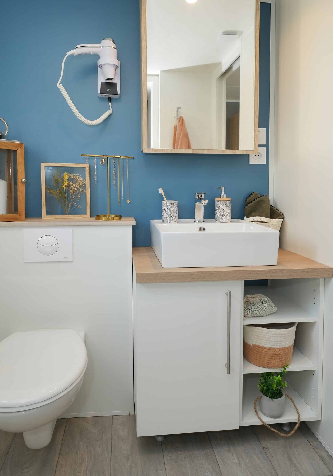 4-bloemen-cottage Nautilhome voor 4 personen op Camping Portland, foto 13 van 14
