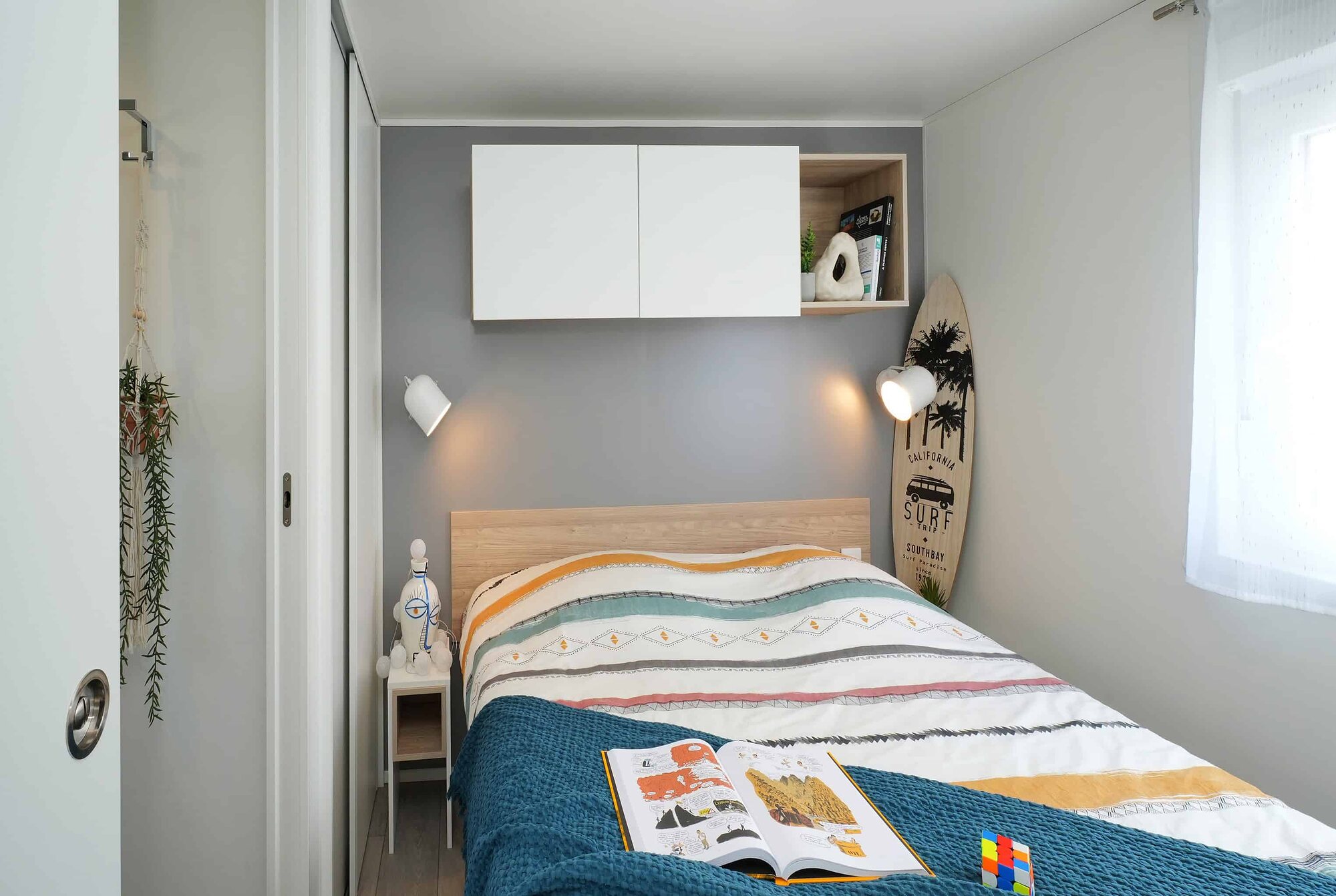 Premium-cottage Nautilhome met zicht op het meer voor 4 personen op Camping Portland, foto 6 van 14