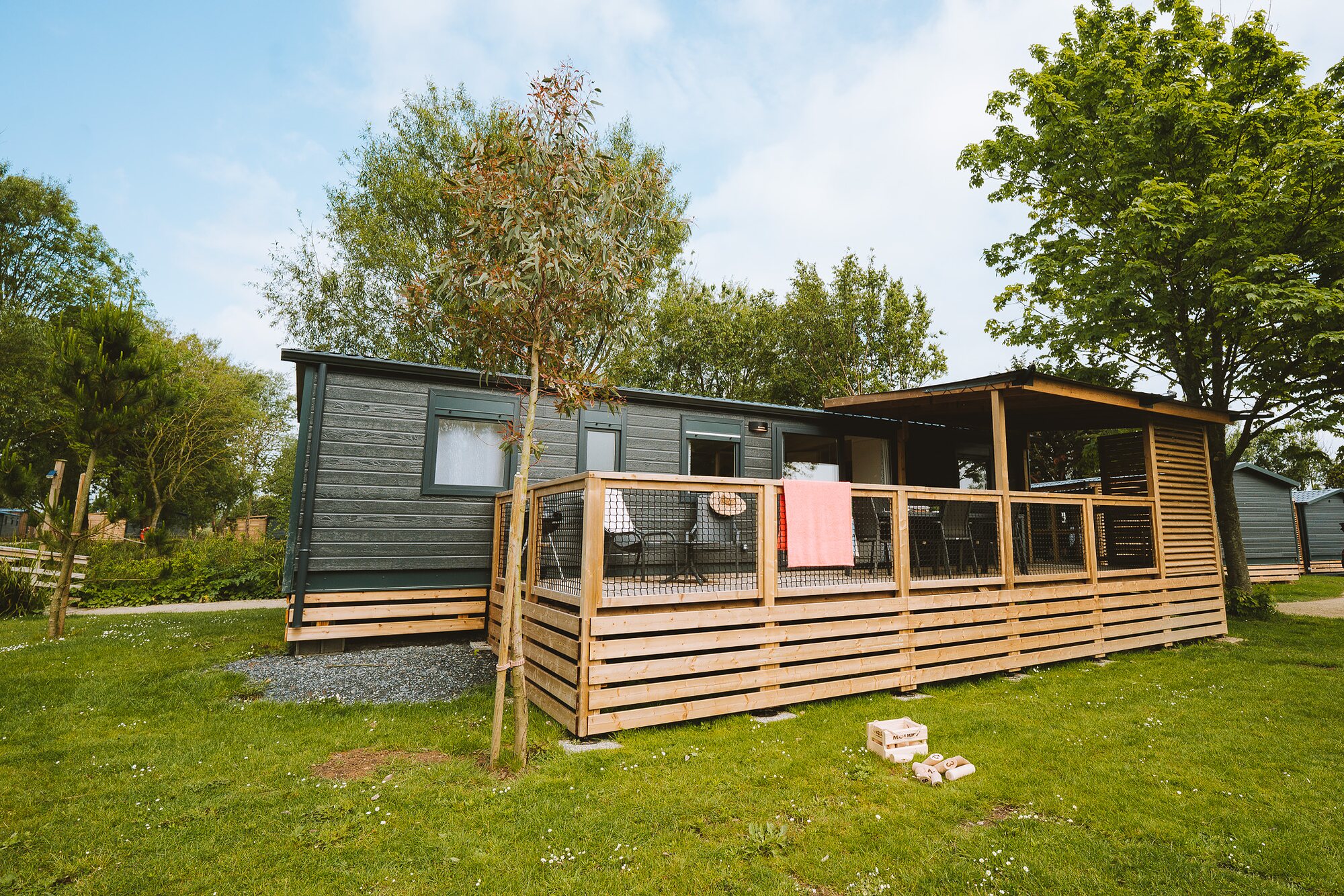Premium-cottage Nautilhome voor 6 personen op Camping Portland, foto 5 van 9