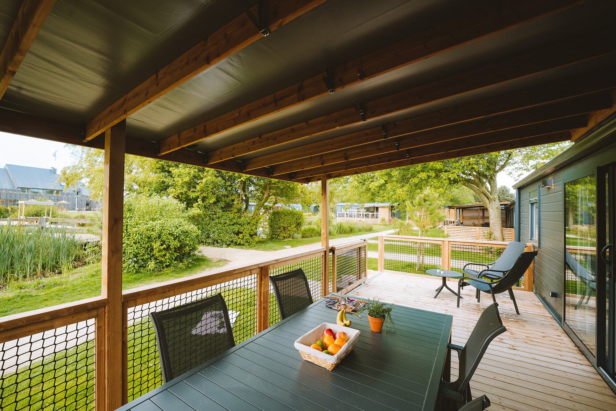 Premium-cottage Nautilhome voor 6 personen op Camping Portland, foto 7 van 9