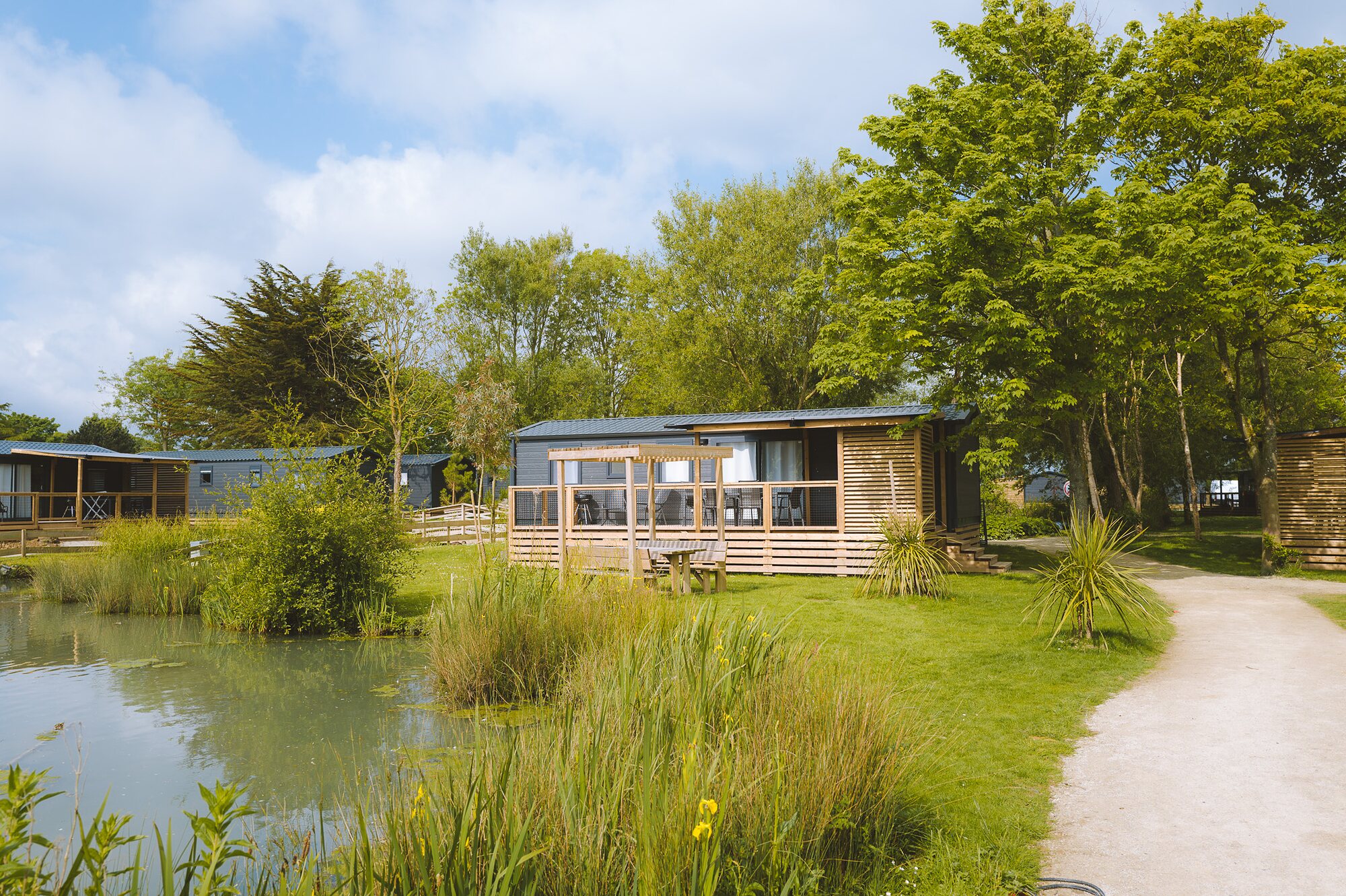 Premium-cottage Nautilhome voor 6 personen op Camping Portland, foto 8 van 9