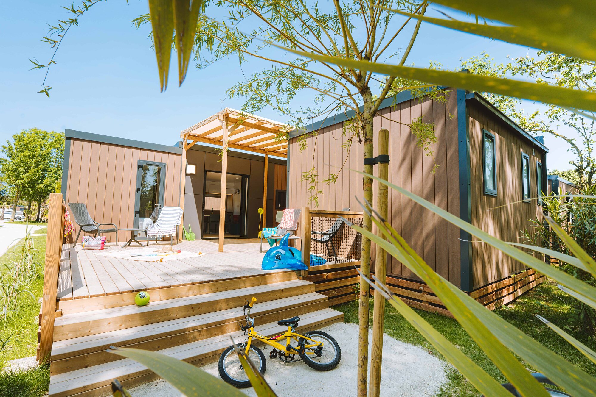 Premium-cottage Nautilhome voor 8 personen op Camping Portland, foto 4 van 6