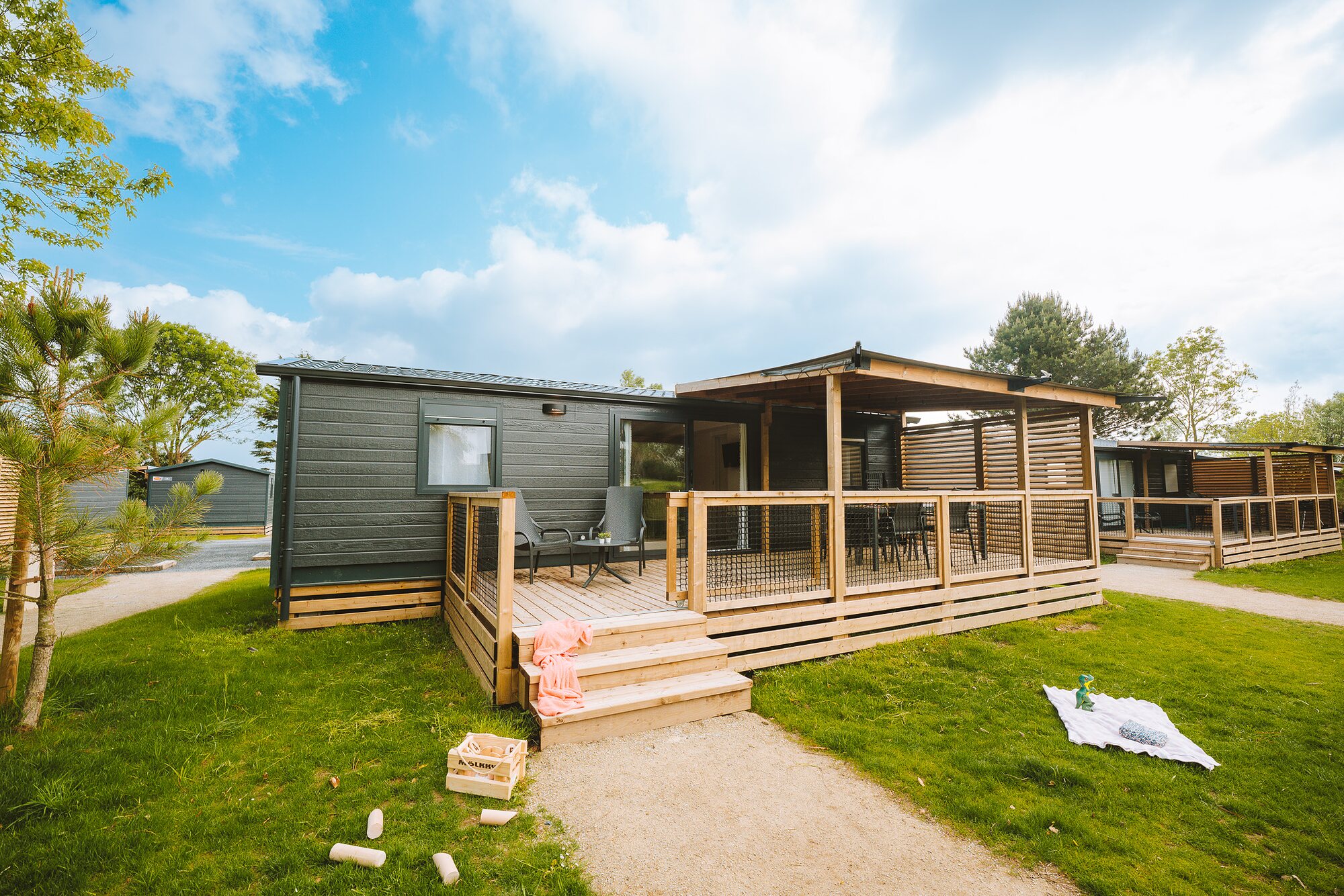 Premium-cottage Nautilhome voor 4 personen op Camping Portland, foto 9 van 14