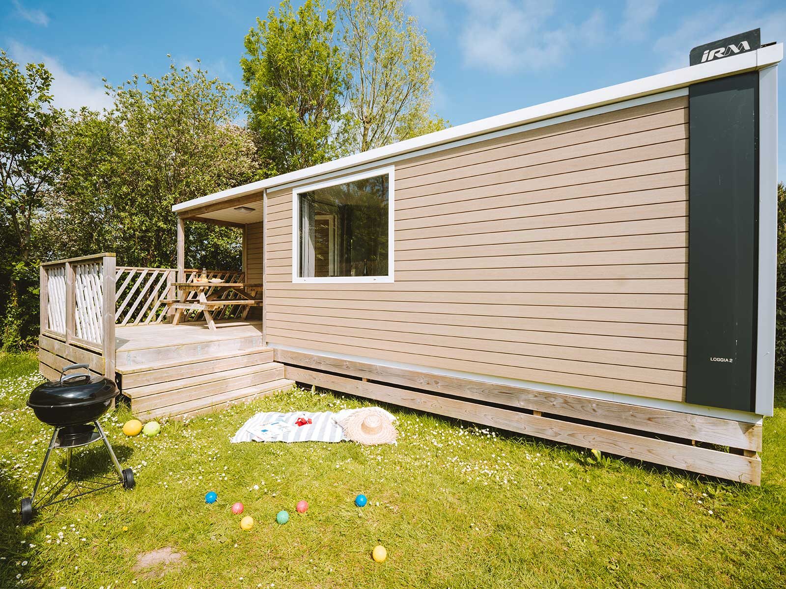 3-bloemen-cottage voor 4 personen op Camping Portland, foto 1 van 12