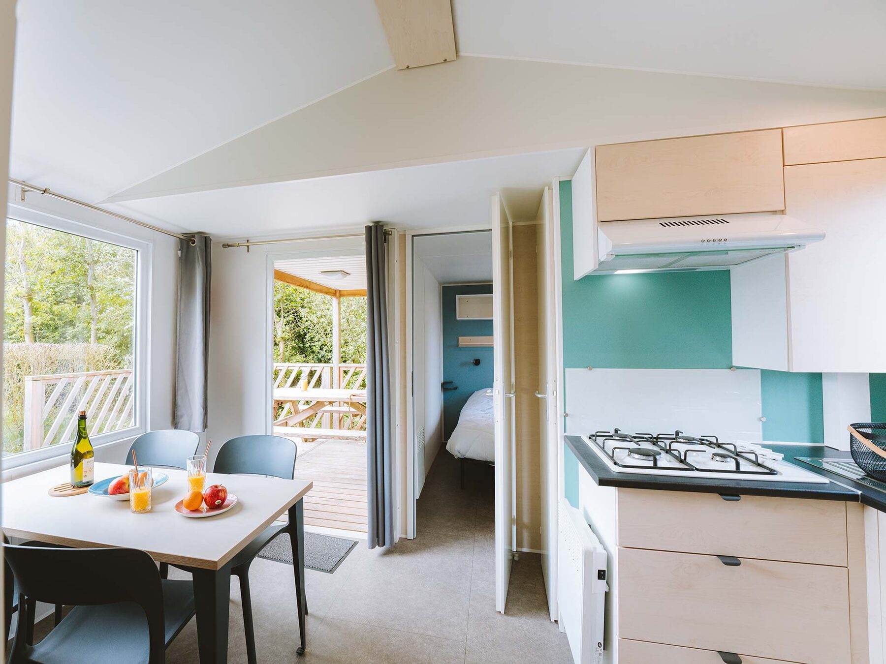 3-bloemen-cottage voor 4 personen op Camping Portland, foto 2 van 12
