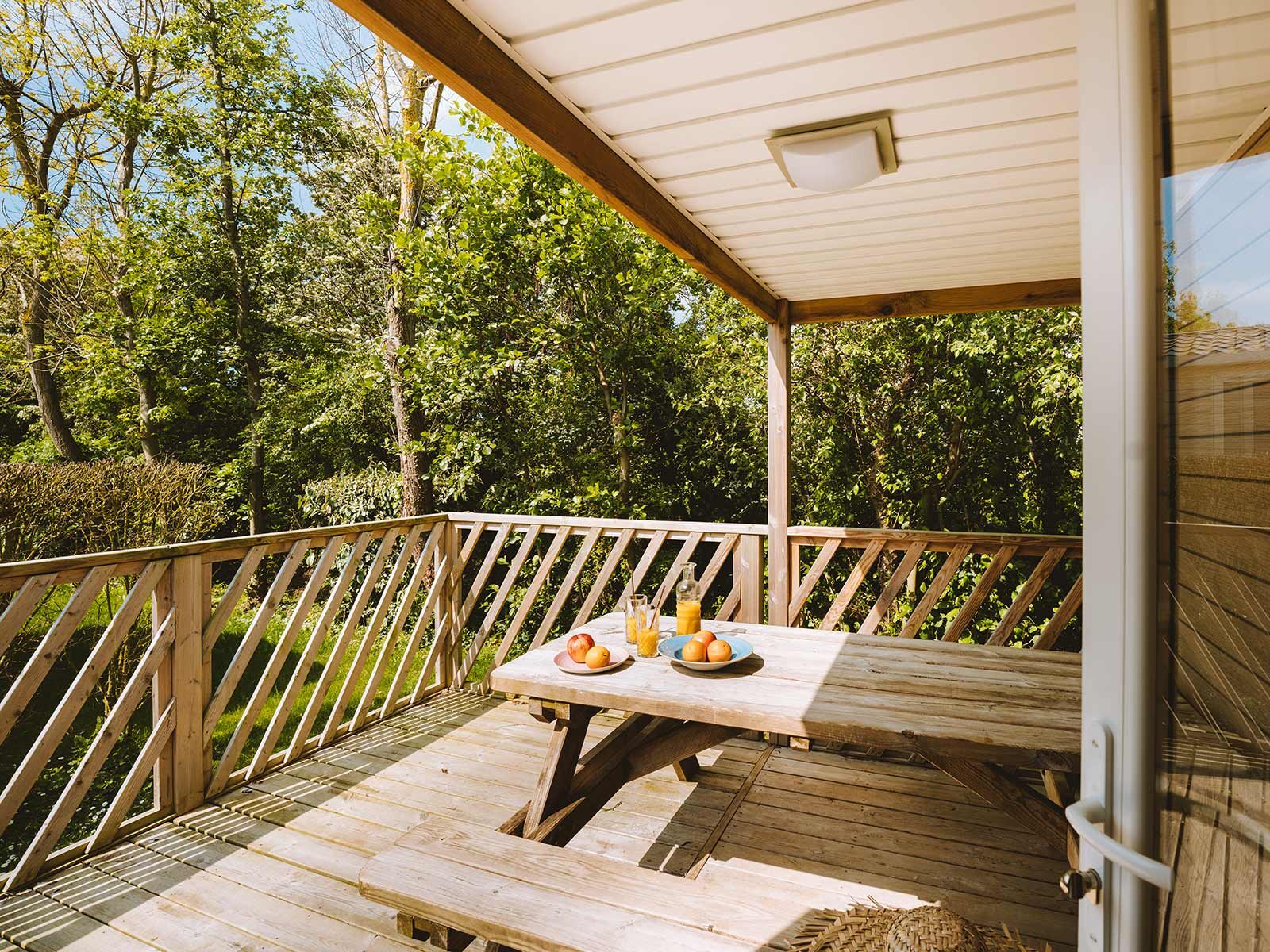 3-bloemen-cottage voor 4 personen op Camping Portland, foto 4 van 12