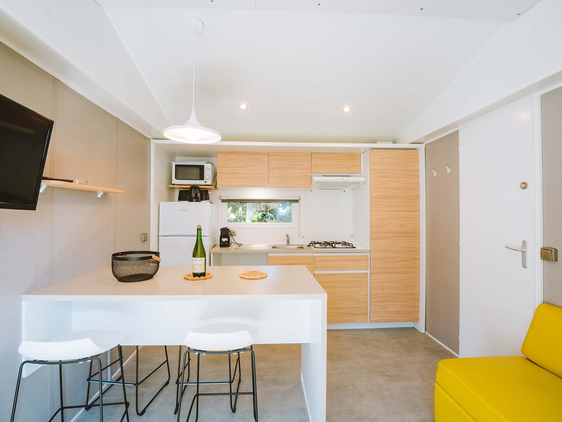 4-bloemen-cottage voor 4 personen op Camping Portland, foto 2 van 11