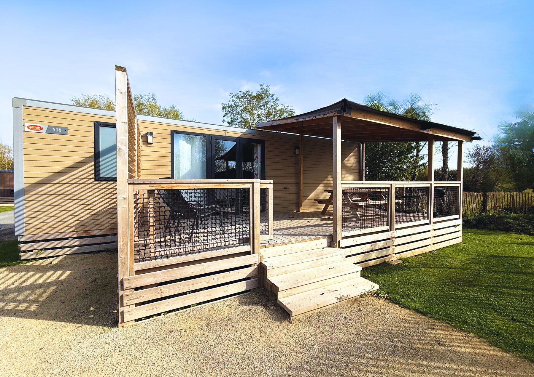 4-bloemen-cottage voor 6 personen op Camping Portland, foto 1 van 10