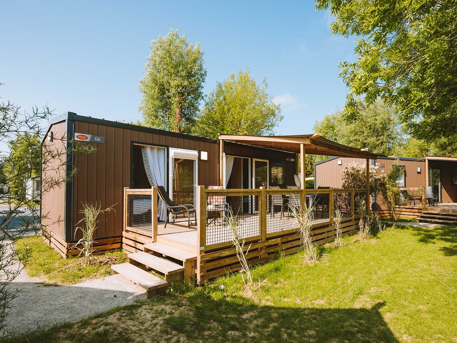 Premium-cottage voor 4 personen op Camping Portland, foto 1 van 14