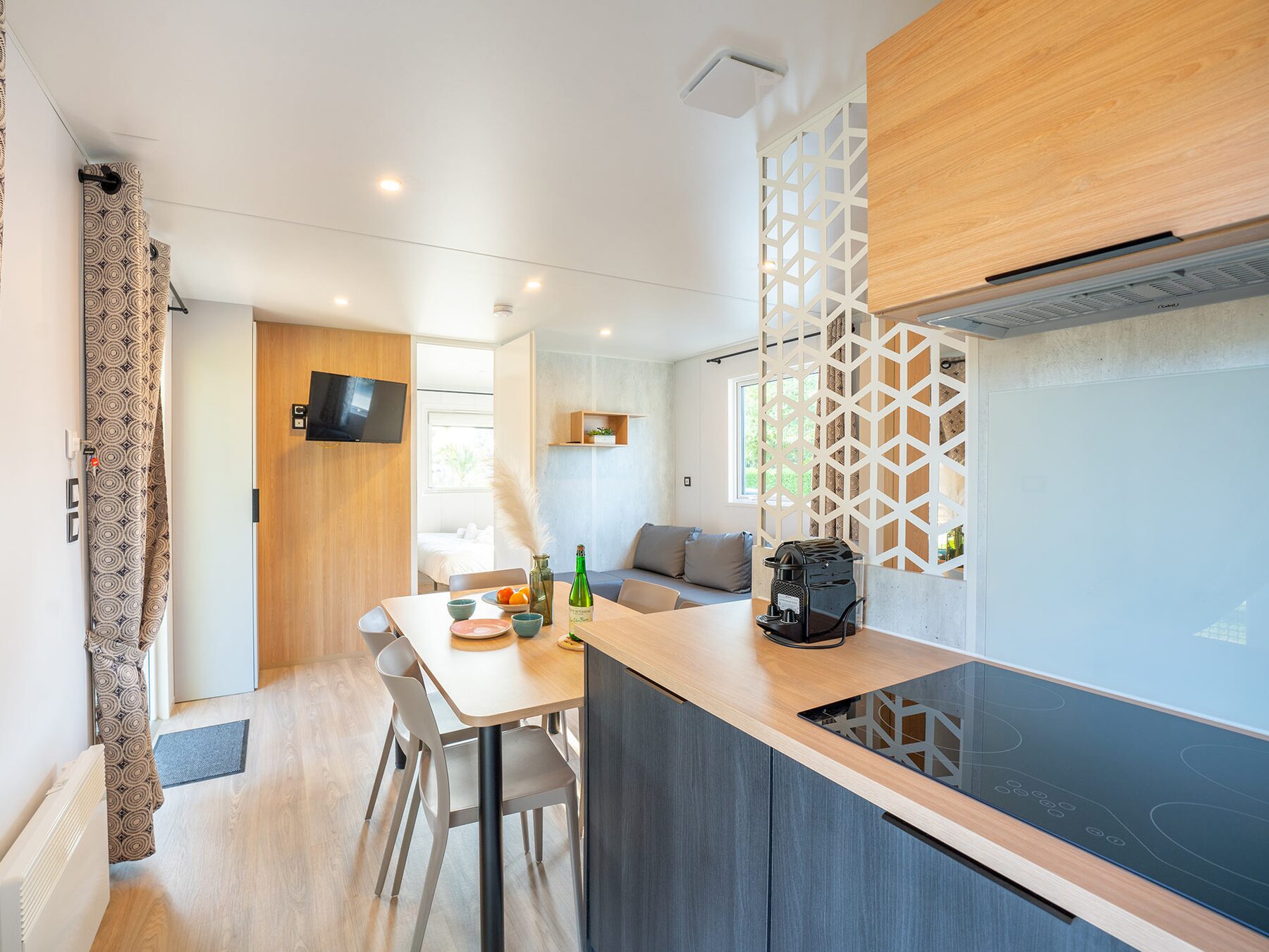 Premium-cottage voor 6 personen op Camping Portland, foto 2 van 14