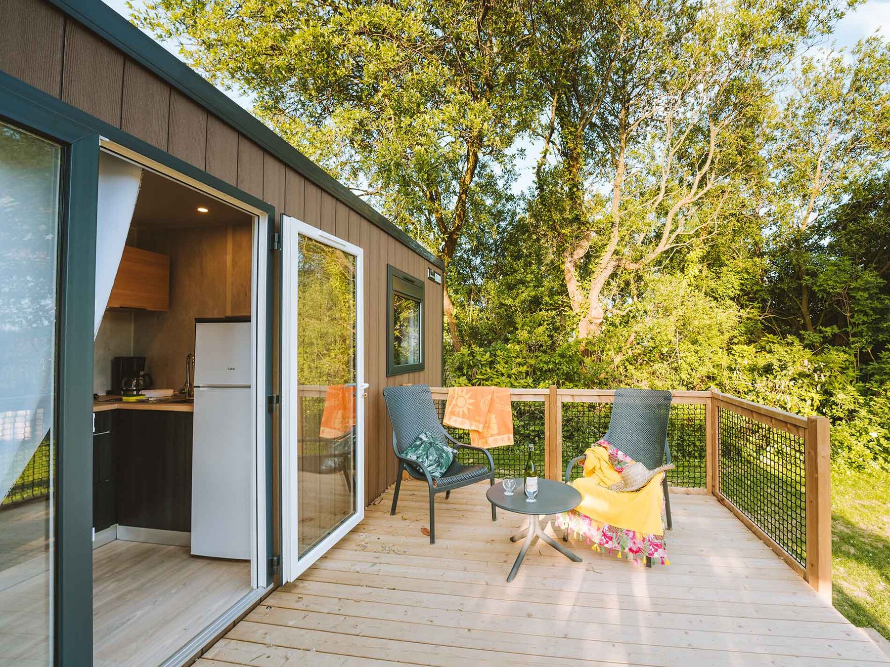 Premium-cottage voor 6 personen op Camping Portland, foto 7 van 14