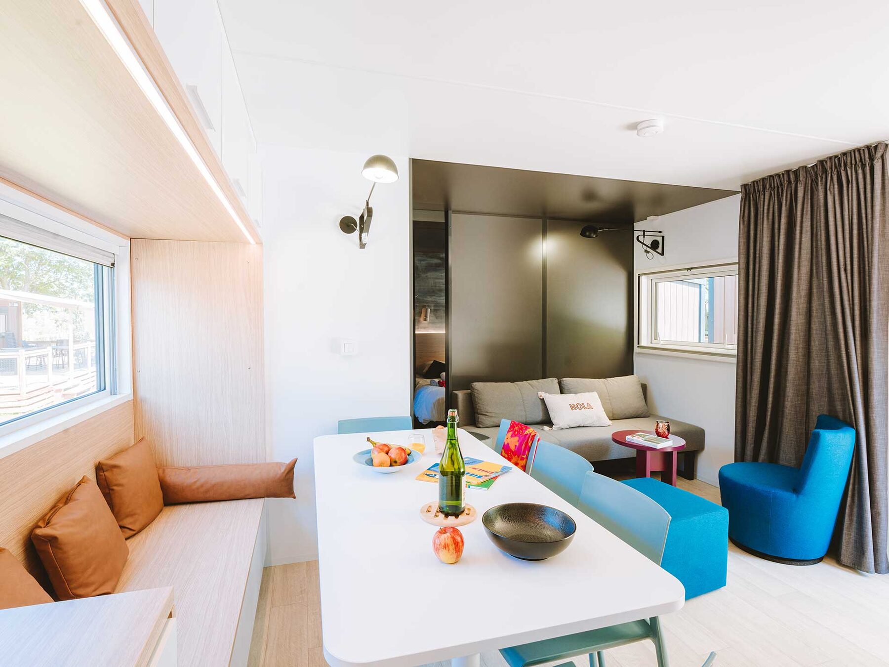 Premium-cottage voor 8 personen op Camping Portland, foto 2 van 14