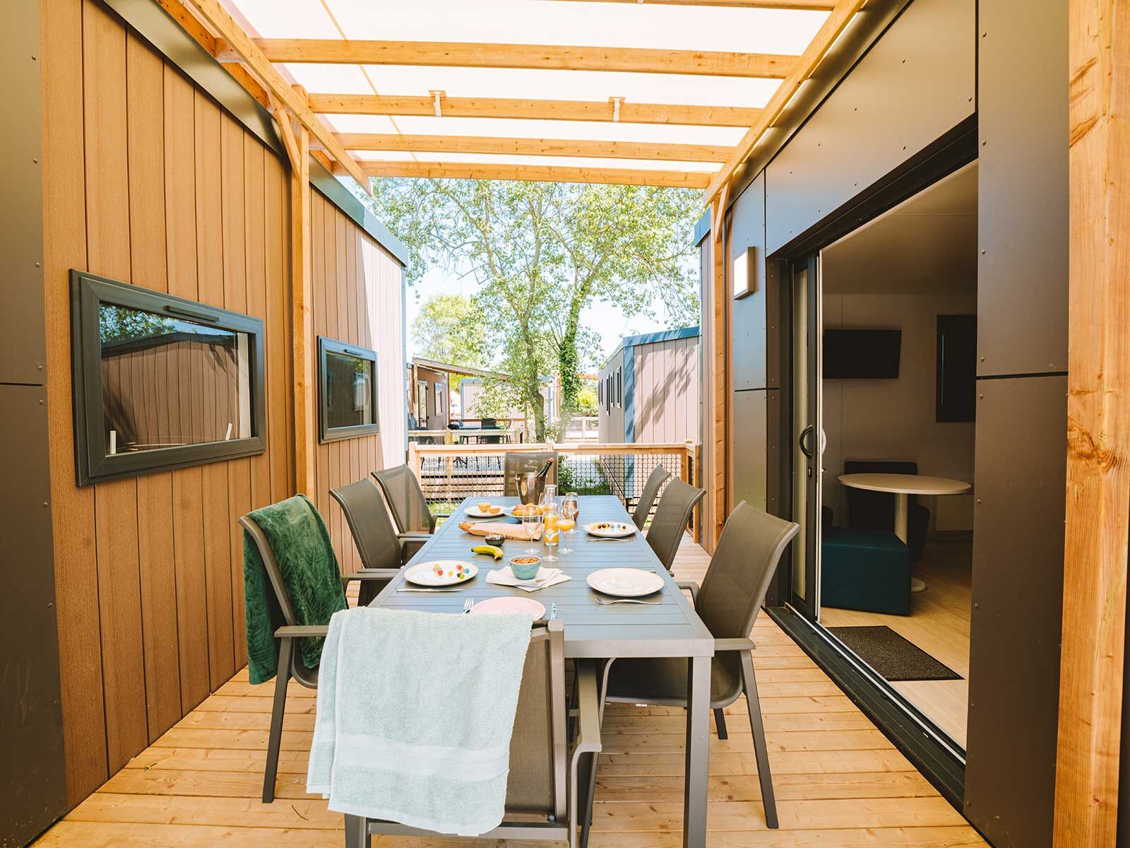 Premium-cottage voor 8 personen op Camping Portland, foto 9 van 14