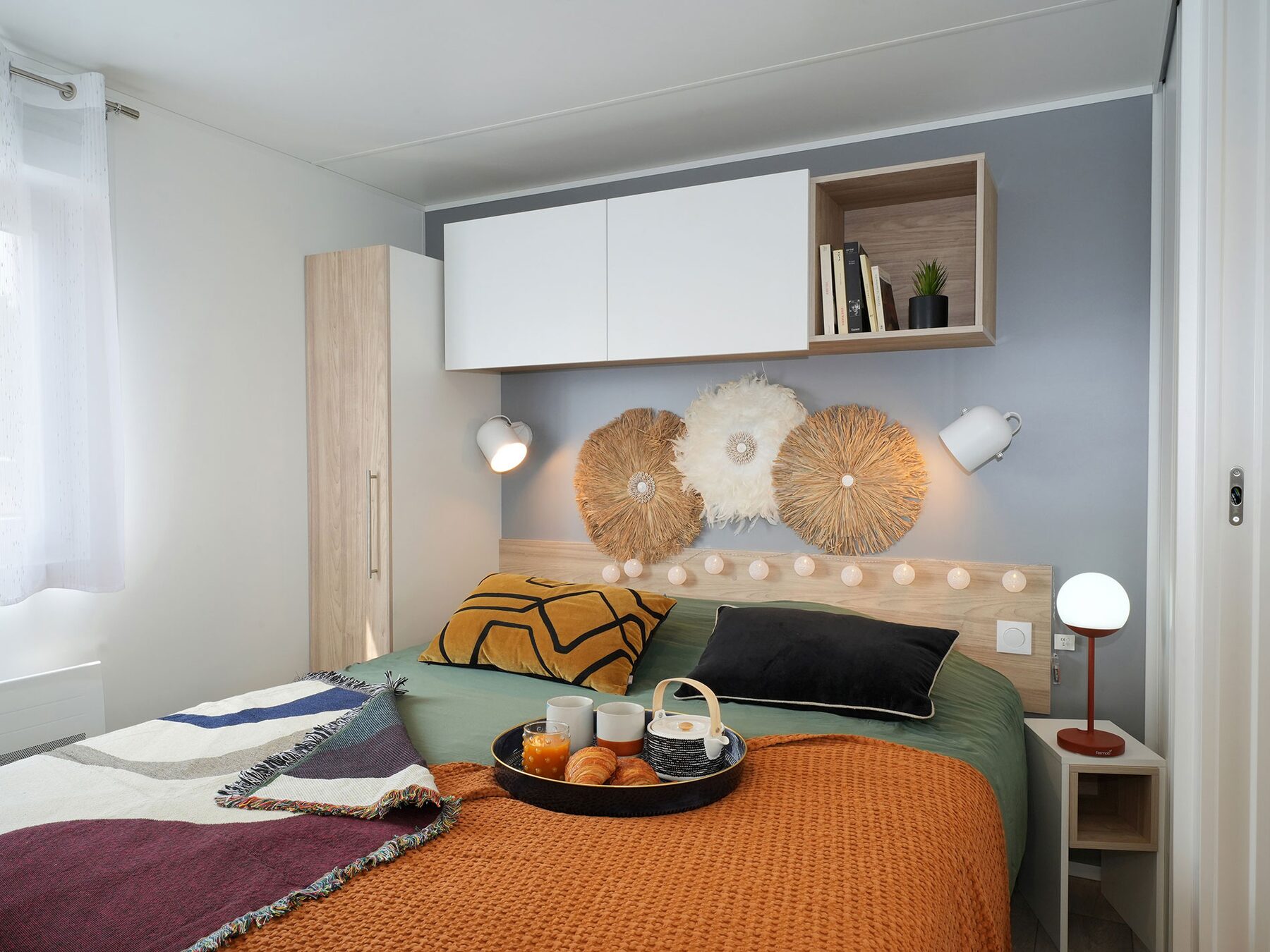 4-bloemen-cottage Nautilhome voor 4 personen op Camping Portland, foto 6 van 14
