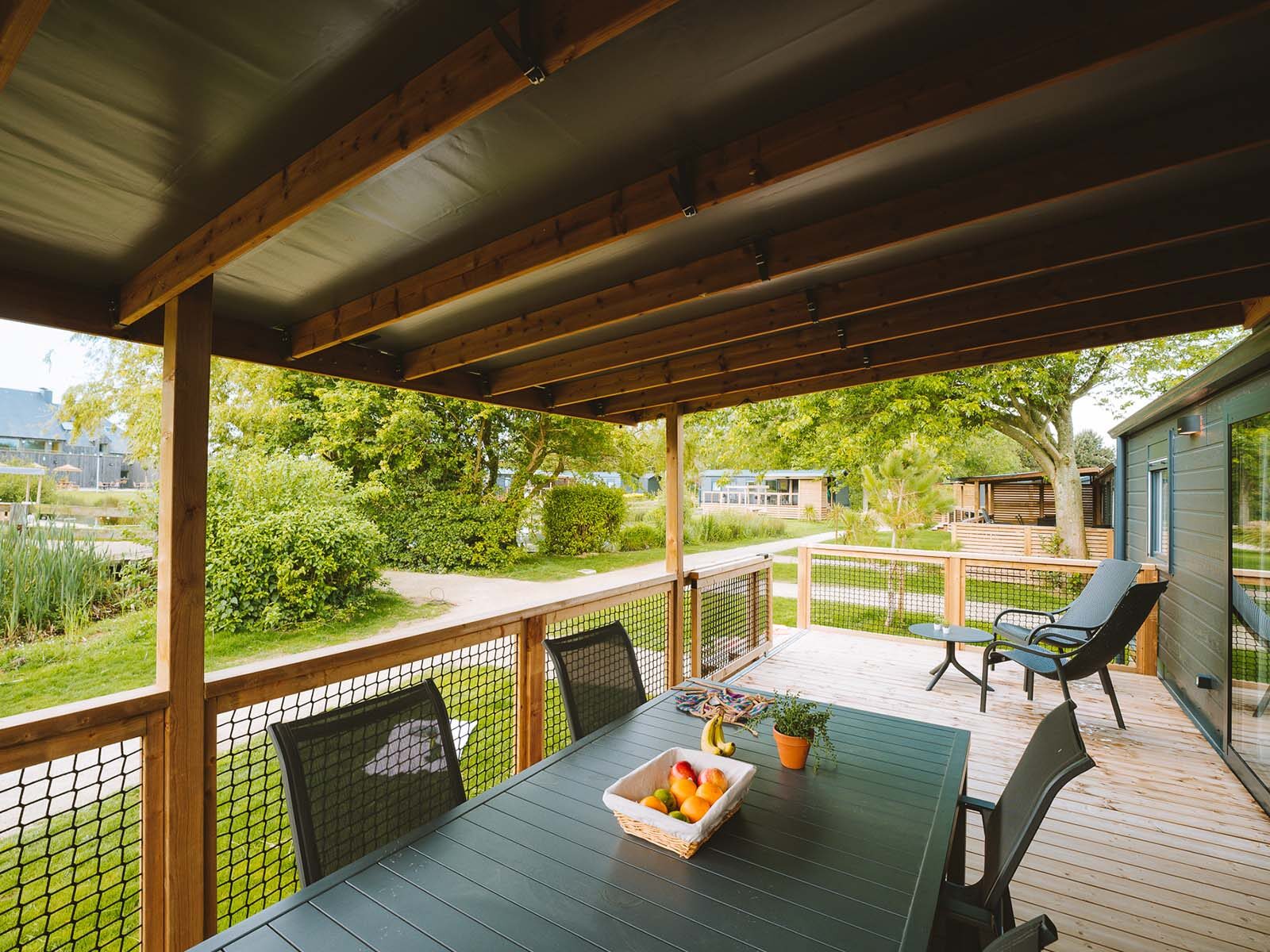 Premium-cottage Nautilhome voor 4 personen op Camping Portland, foto 8 van 14