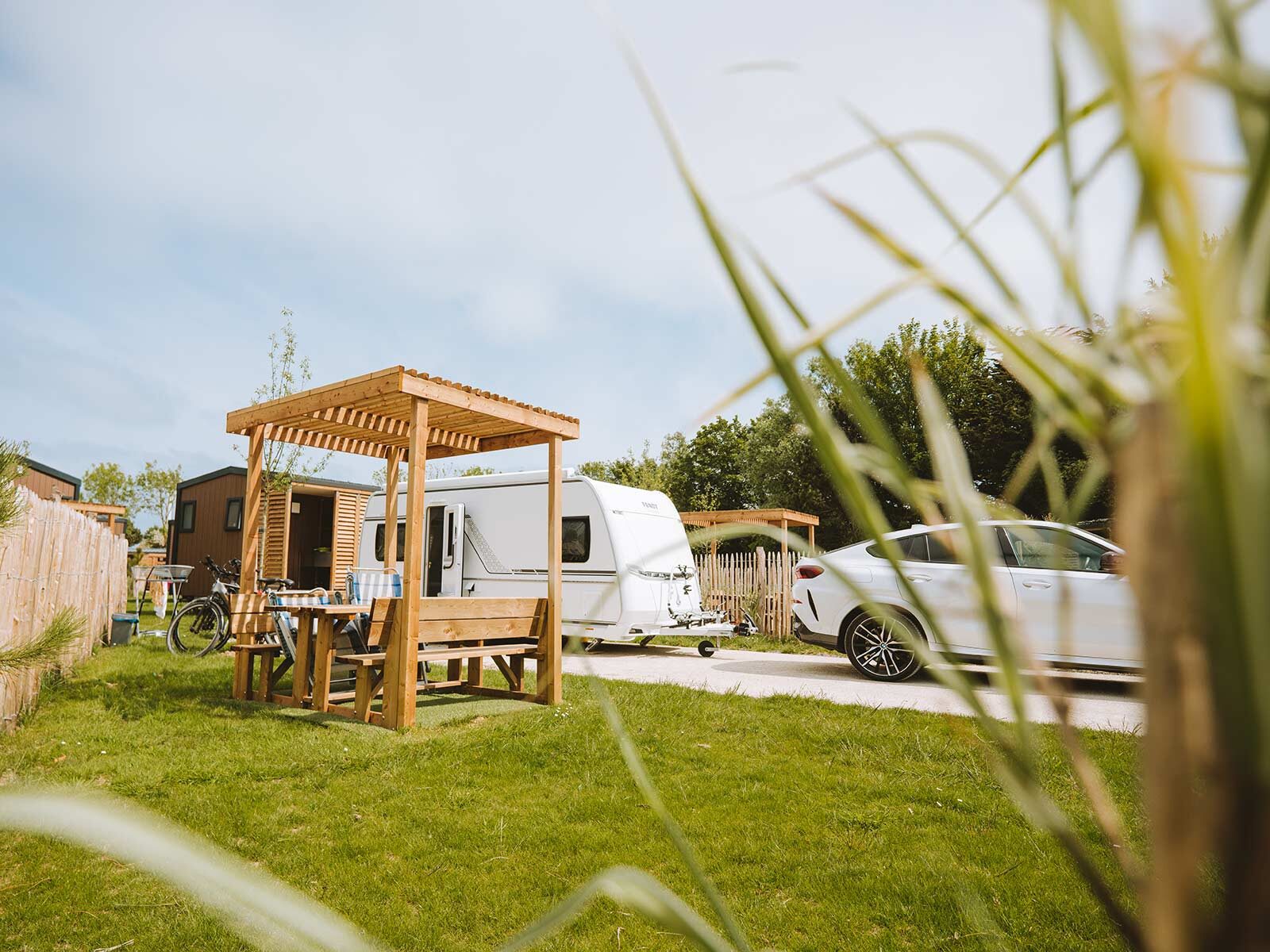 Premium-kampeerplaats op Camping Portland, foto 1 van 11