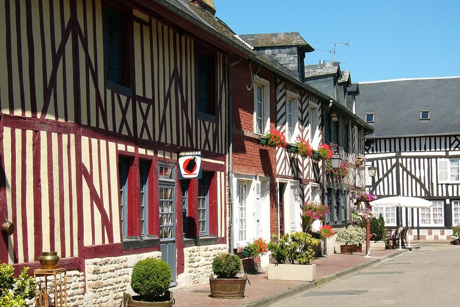 La campagne du Calvados, en Normandie