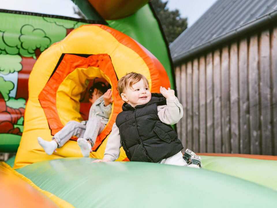 Le château gonflable, camping Portland