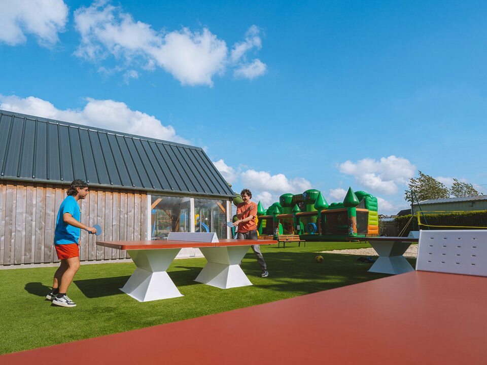 Le ping-pong, camping Portland
